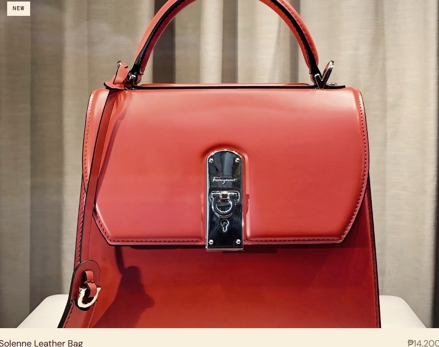 Solenne Leather Bag